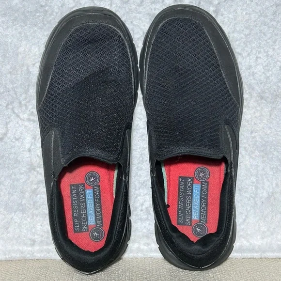 Skechers Mens Work Relax Fit: Flex Advantage Slip Resistant Sneaker Shoes SZ 8.5 - Picture 5 of 11